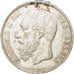 BELGIUM, 5 Francs, 5 Frank, 1873, KM #24, AU(50-53), Silver, 24.91