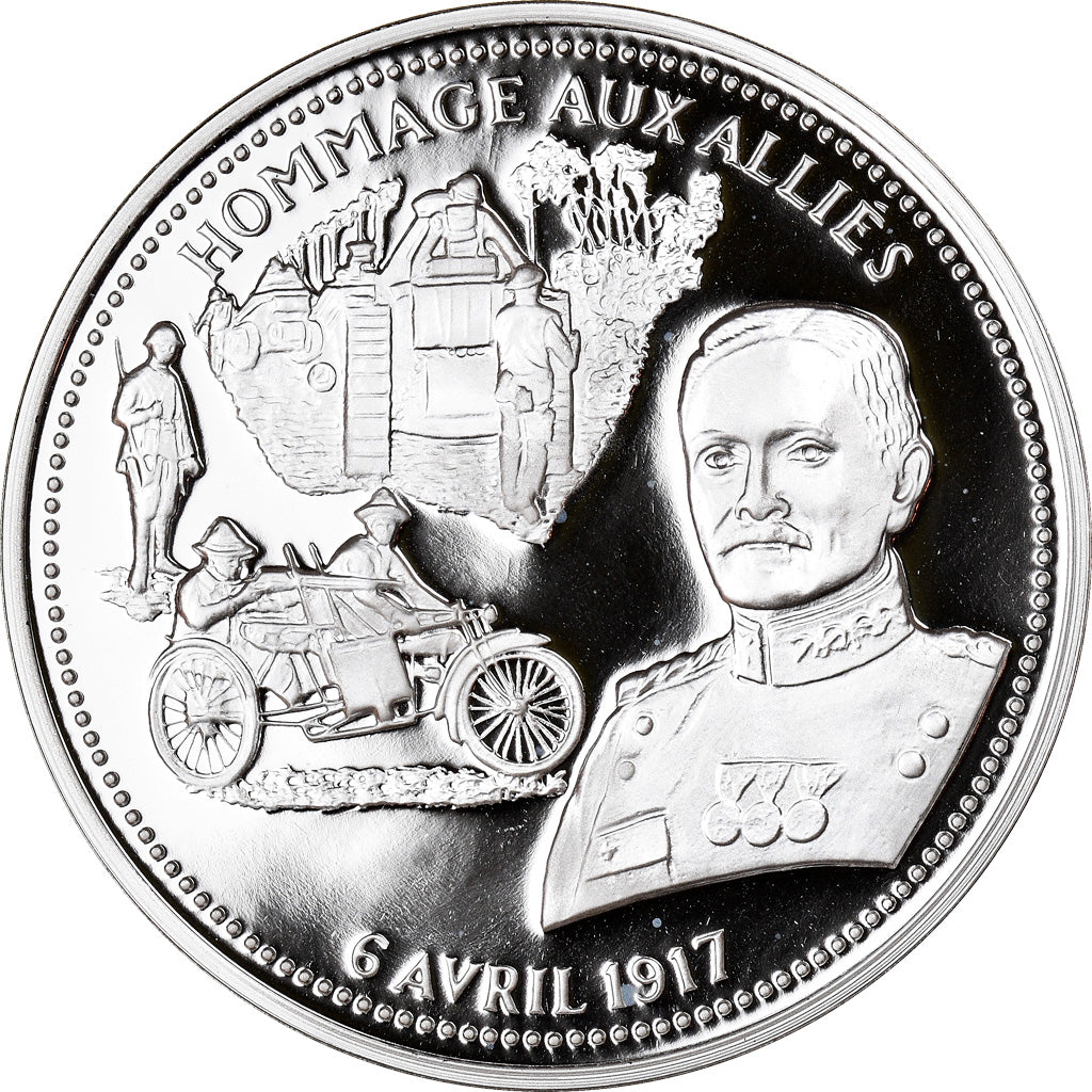 France, Medal, Centenaire Première Guerre Mondiale, Hommage aux Alliés