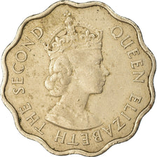 Moeda, Maurícia, Elizabeth II, 10 Cents, 1960, EF(40-45), Cobre-níquel, KM:33
