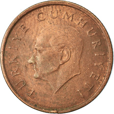 Coin, Turkey, 1000 Lira, 1995, EF(40-45), Bronze Clad Brass, KM:1028