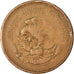 Coin, Mexico, 20 Centavos, 1944, Mexico City, EF(40-45), Bronze, KM:439