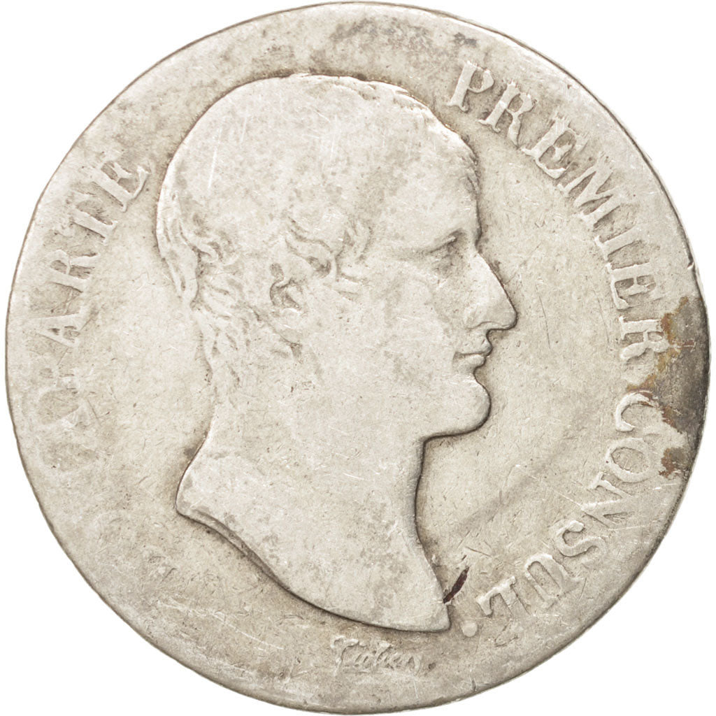 FRANCE, Napoléon I, 5 Francs, 1804, Toulouse, KM #659.10, VG(8-10), Silver, G...
