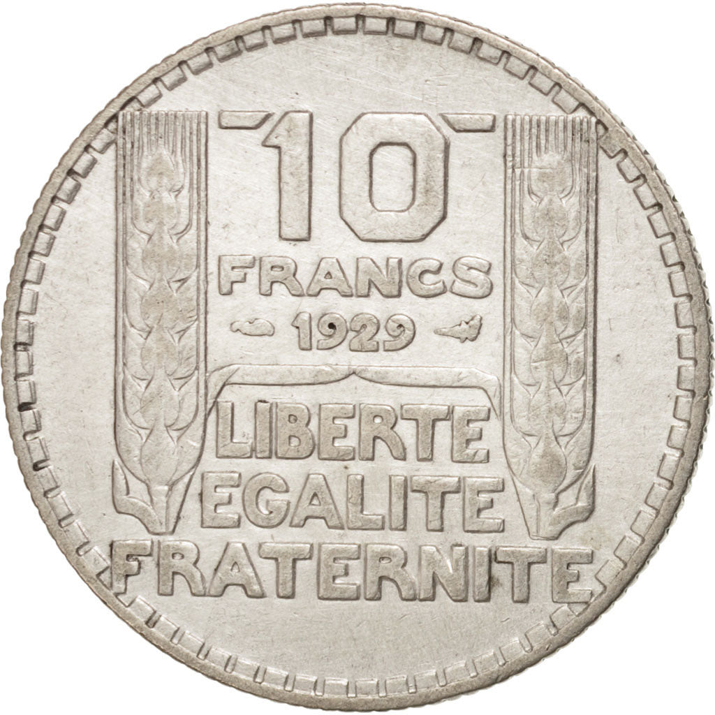 Monnaie, France, Turin, 10 Francs, 1929, TTB+, Argent, KM:878, Gadoury:801