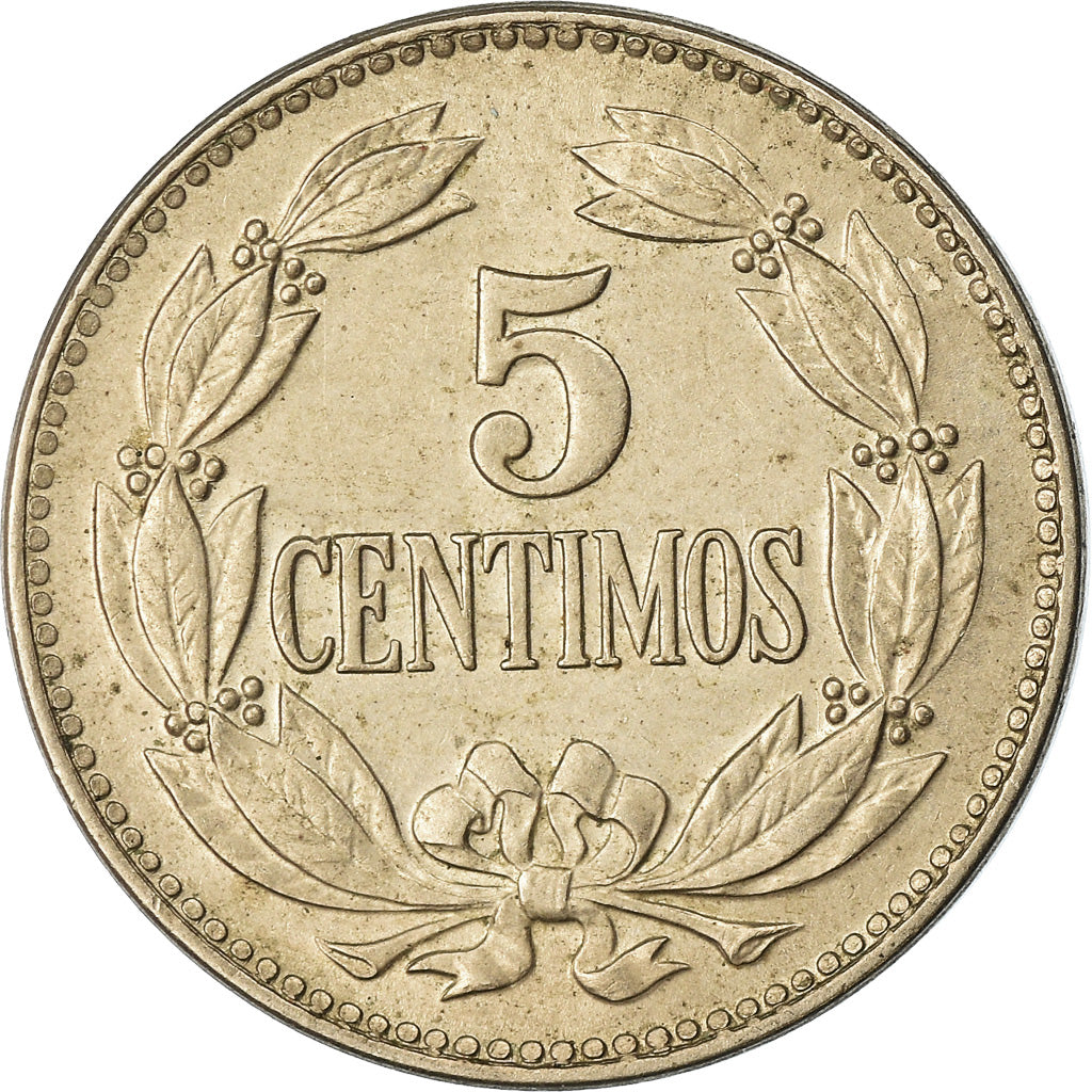 Coin, Venezuela, 5 Centimos, 1958, Philadelphia, EF(40-45), Copper-nickel