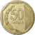 Monnaie, Pérou, 50 Centimos, 2001, Lima, TB+, Copper-Nickel-Zinc, KM:307.4