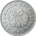 Moneta, Bolivia, 20 Centavos, 1987, BB, Acciaio inossidabile, KM:203