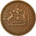 Moneda, Chile, 100 Pesos, 1991, Santiago, MBC, Aluminio - bronce, KM:226.2