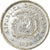 Moeda, República Dominicana, 5 Centavos, 1989, EF(40-45), Aço Revestido a
