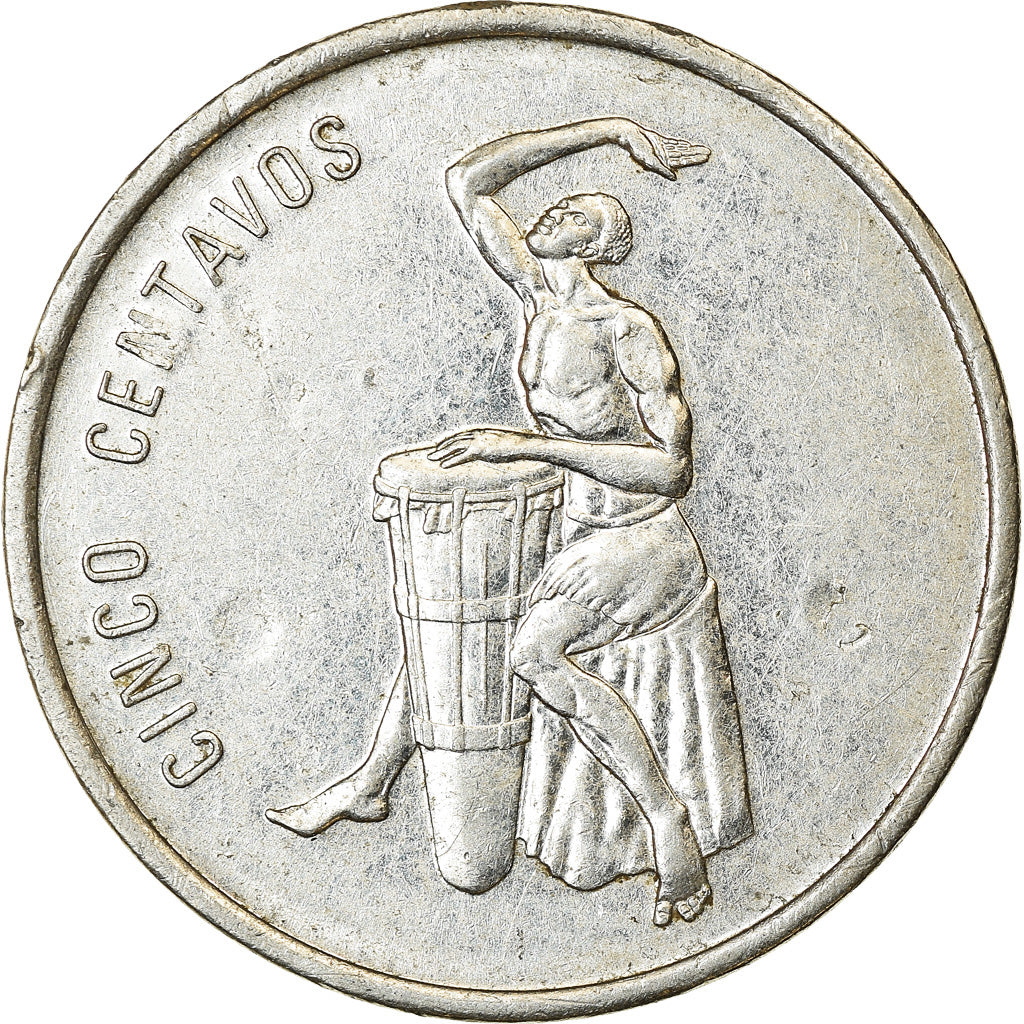 Moneta, Republika Dominikany, 5 Centavos, 1989, EF(40-45), Nikiel powlekany