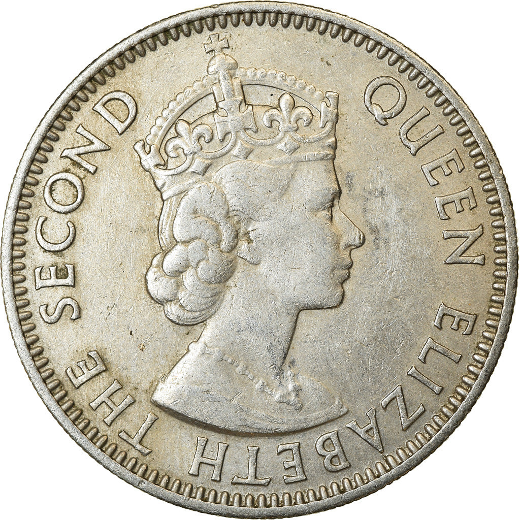Coin, Cyprus, 50 Mils, 1955, EF(40-45), Copper-nickel, KM:36