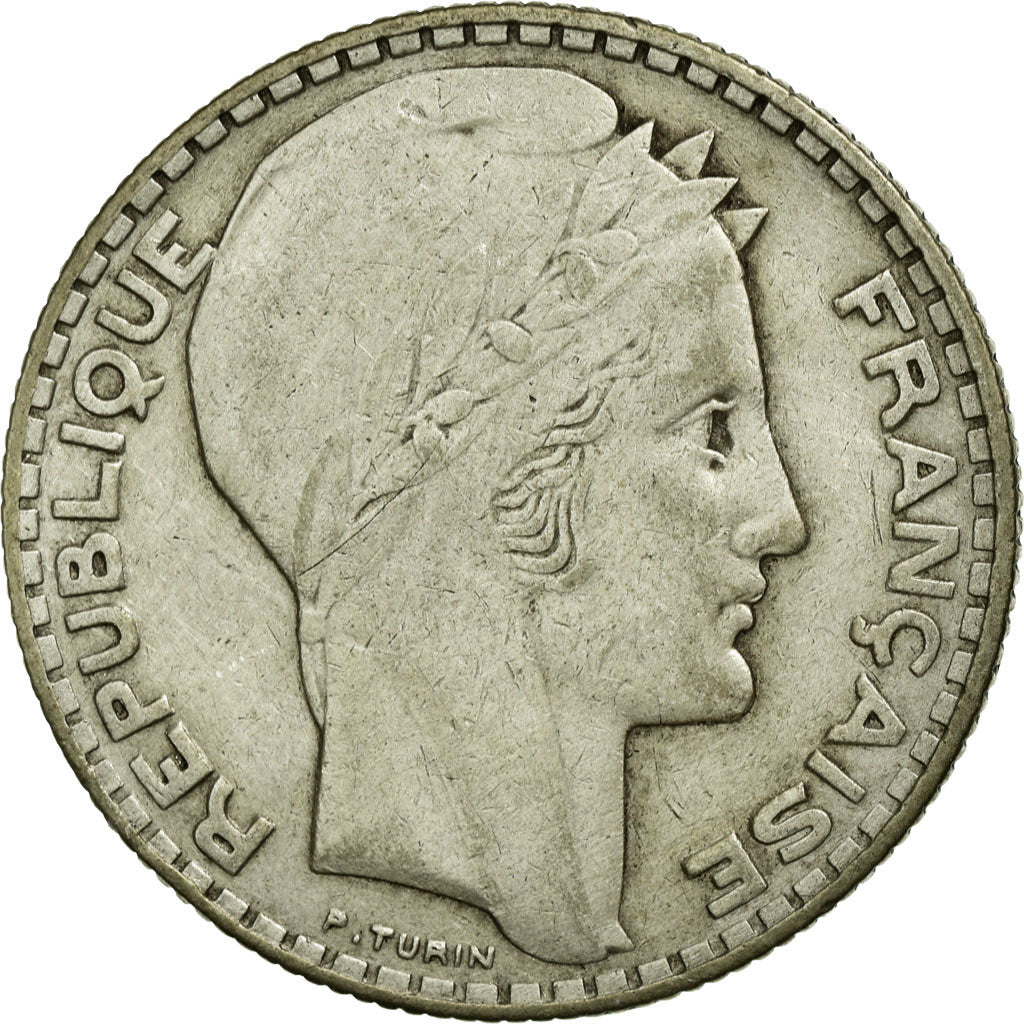 Munten, Frankrijk, Turin, 10 Francs, 1932, ZF, Zilver, KM:878, Gadoury:801