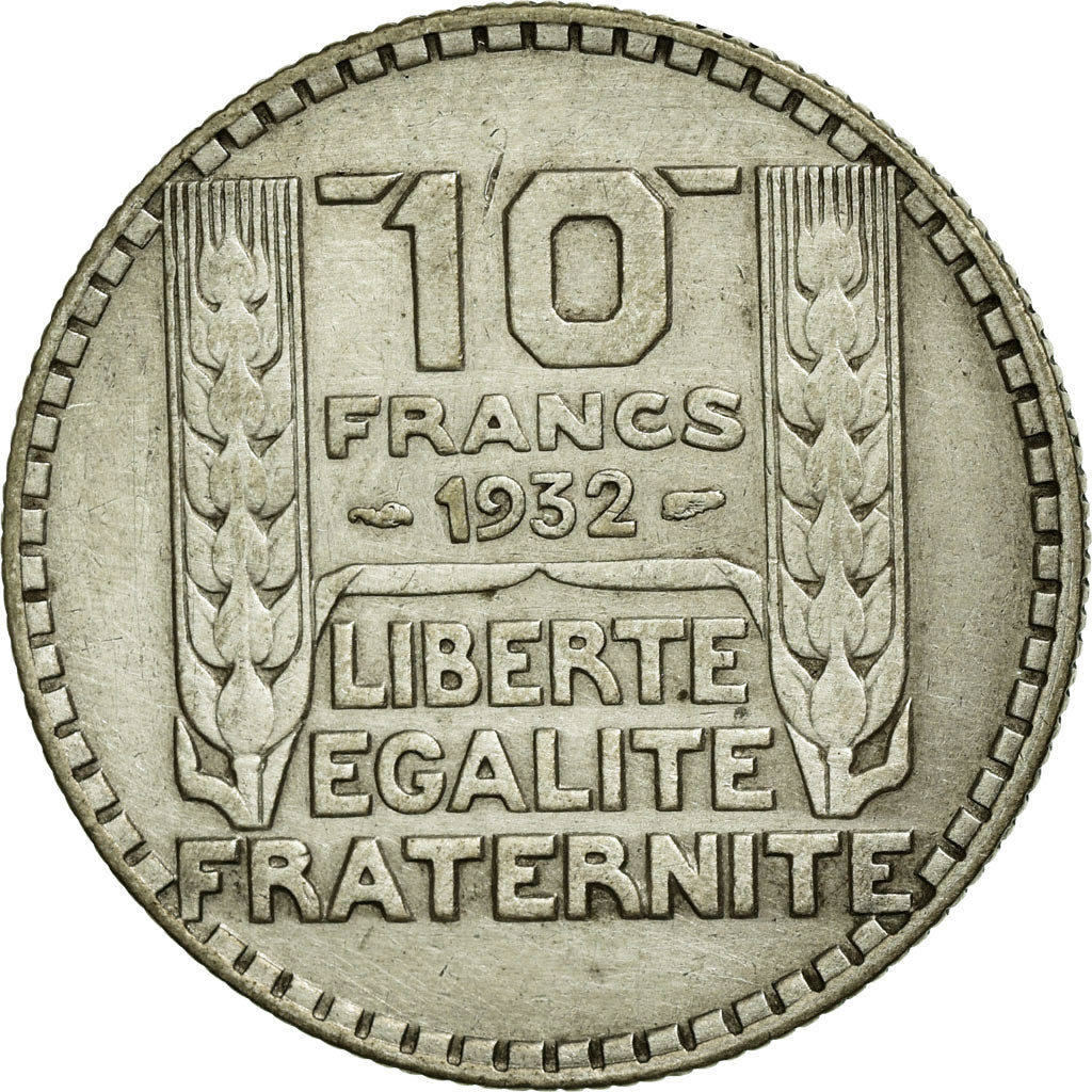 Munten, Frankrijk, Turin, 10 Francs, 1932, ZF, Zilver, KM:878, Gadoury:801