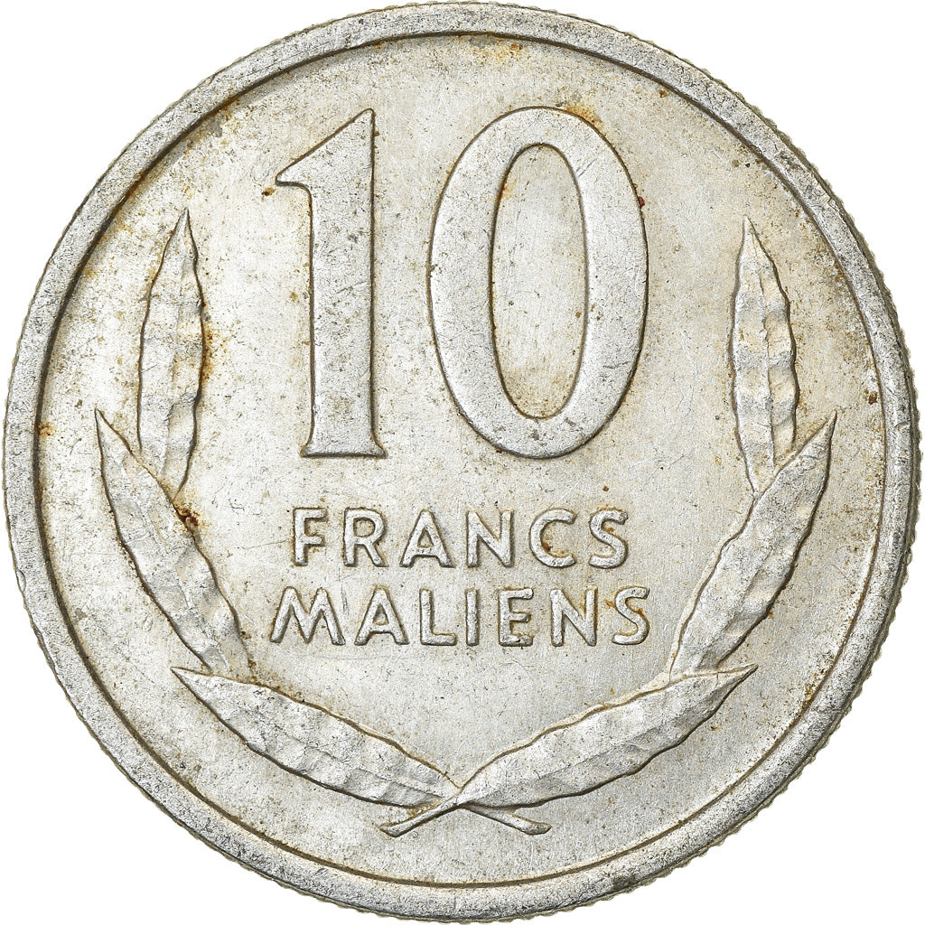 Moneta, Mali, 10 Francs, 1961, BB, Alluminio, KM:3