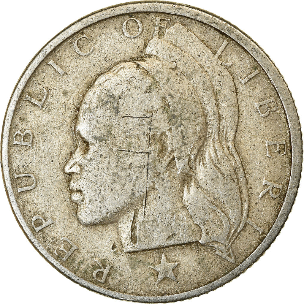 Monnaie, Liberia, 25 Cents, 1968, TTB, Copper-nickel, KM:16a.2