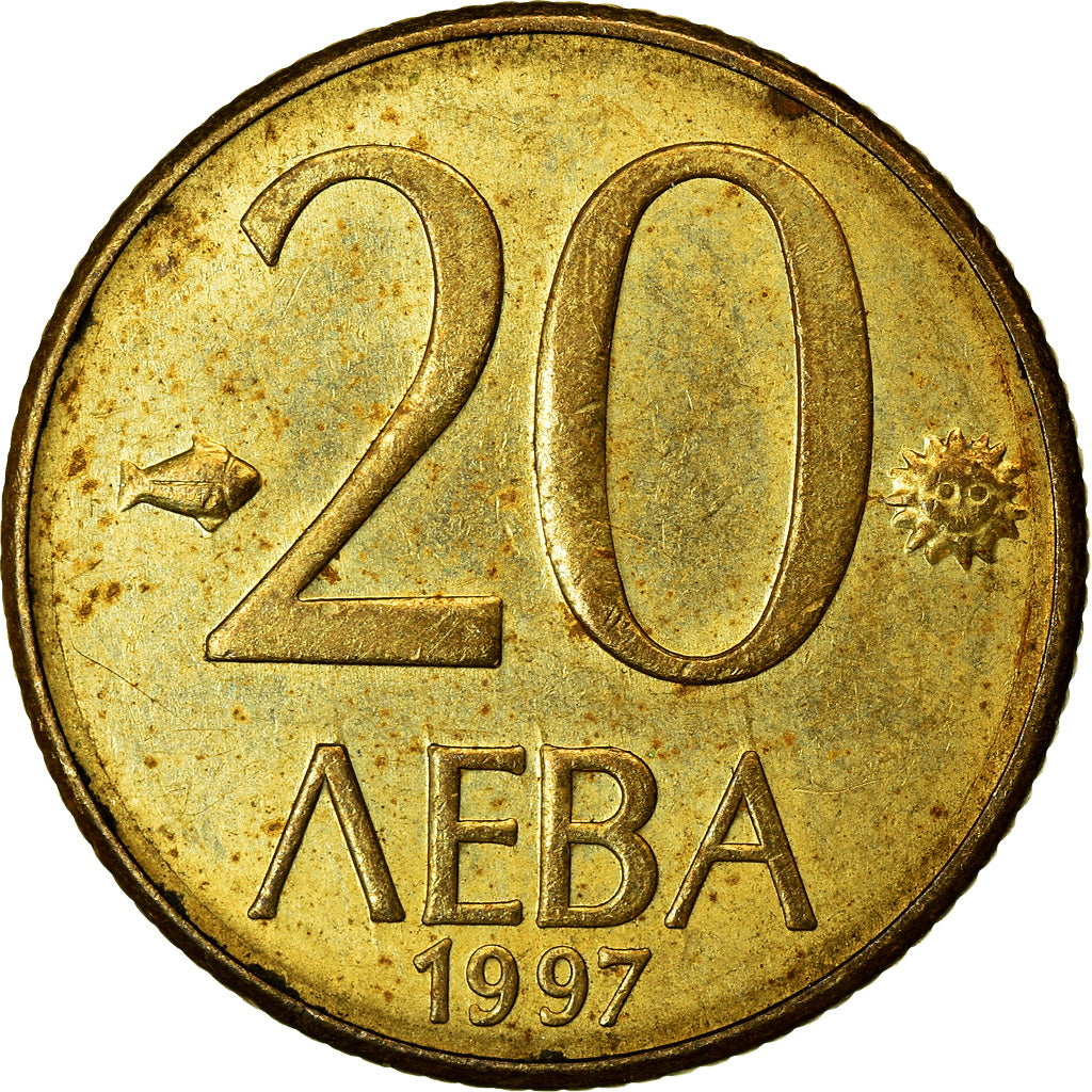 Moneta, Bulgaria, 20 Leva, 1997, BB, Ottone, KM:228