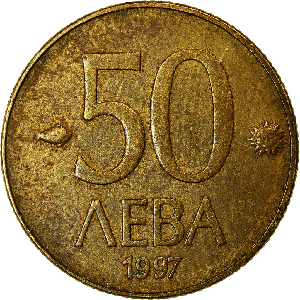 Moneta, Bulgaria, 50 Leva, 1997, BB, Ottone, KM:225