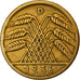 Moneta, GERMANIA, REPUBBLICA DI WEIMAR, 10 Reichspfennig, 1936, Munich, BB
