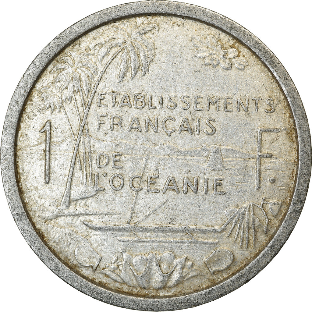 Moneta, OCEANIA FRANCESE, Franc, 1949, BB, Alluminio, KM:2