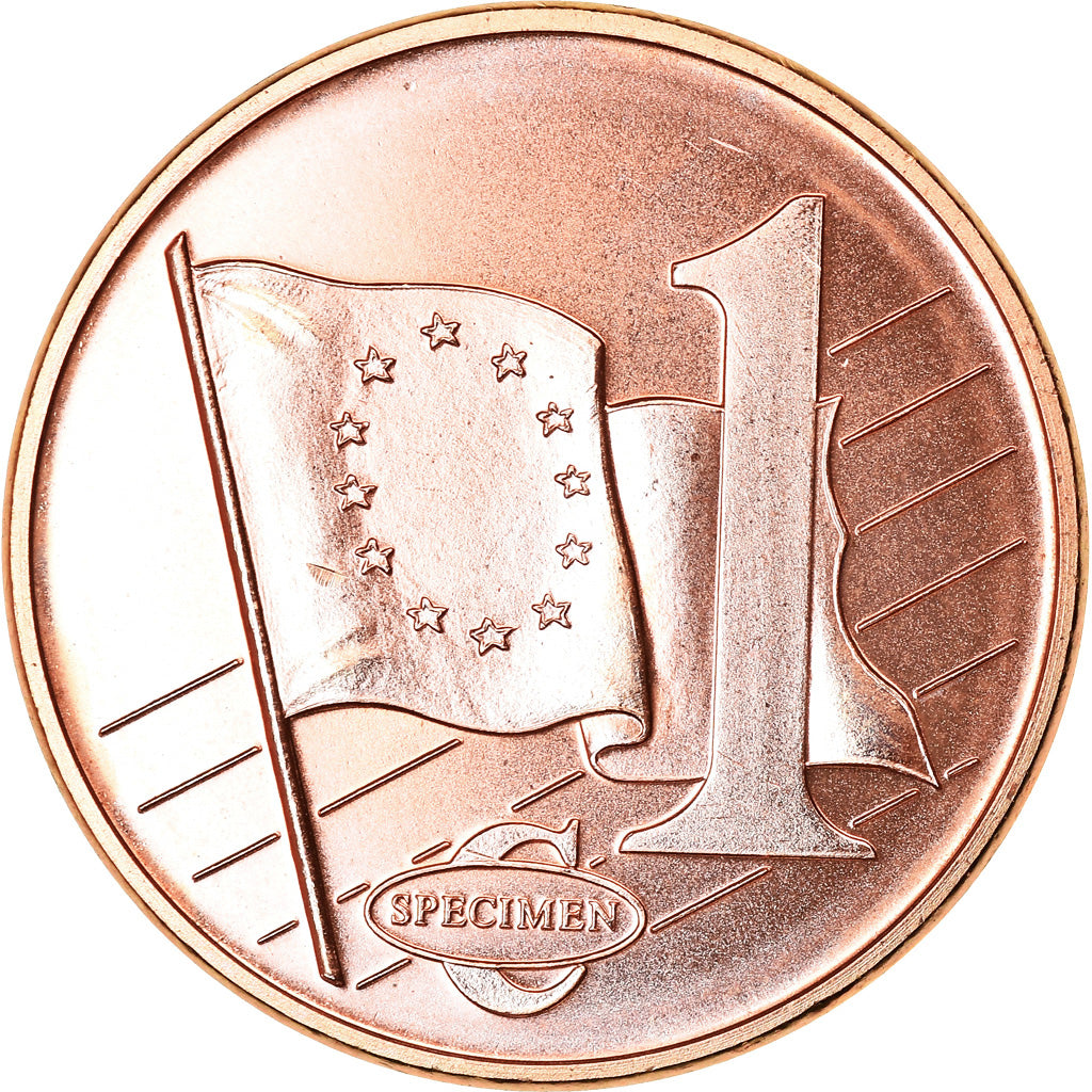 Schweden, Euro Cent, 2004, unofficial private coin, UNZ, Copper Plated Steel