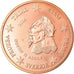 Sweden, 5 Euro Cent, 2004, unofficial private coin, MS(63), Copper Plated Steel