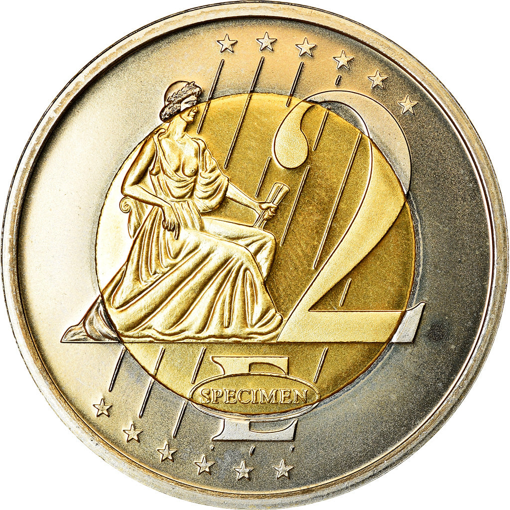 Schweden, 2 Euro, 2004, unofficial private coin, UNZ, Bi-Metallic