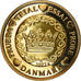 Dänemark, 2 Euro, 2002, unofficial private coin, UNZ, Bi-Metallic