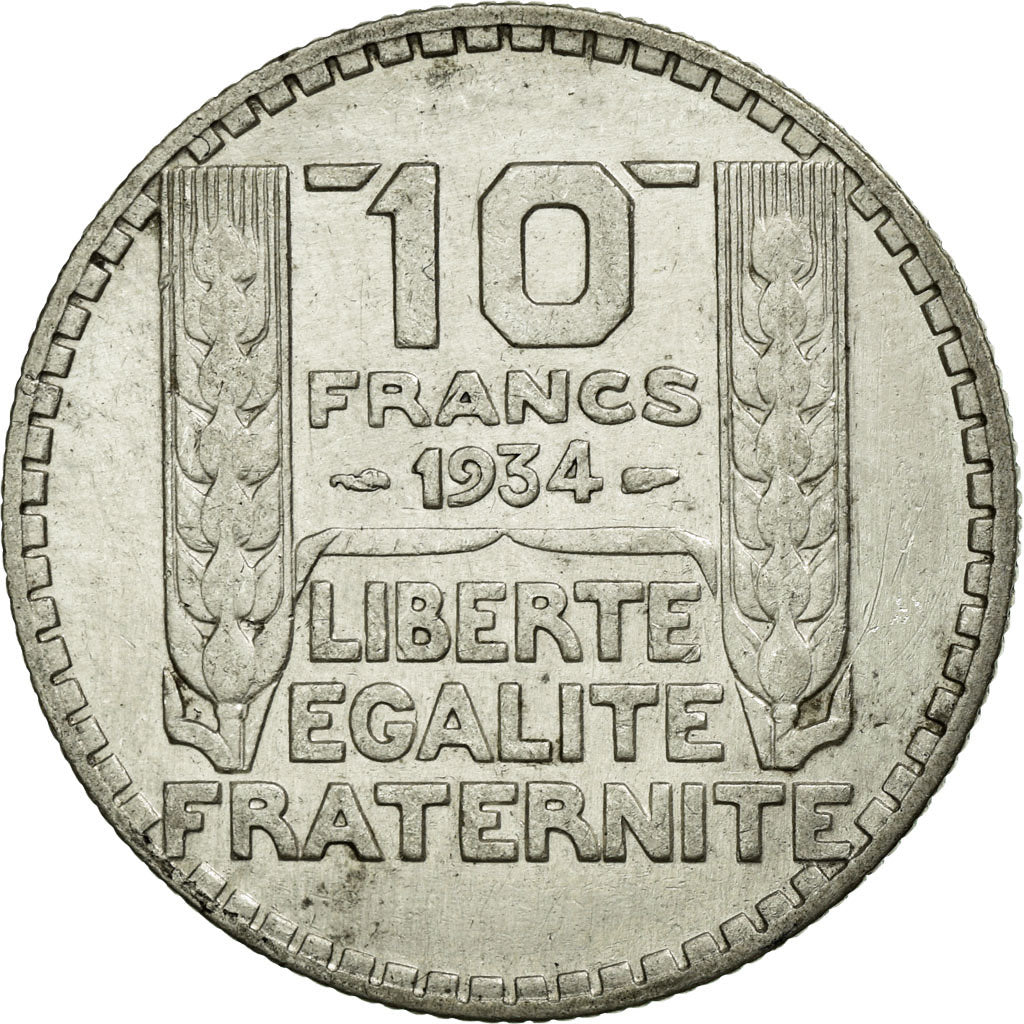 Coin, France, Turin, 10 Francs, 1934, AU(50-53), Silver, KM:878, Gadoury:801