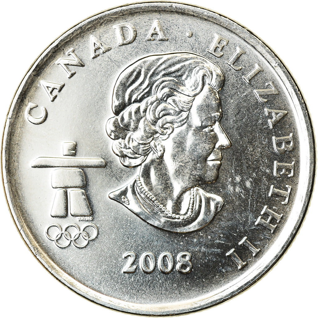 Monnaie, Canada, Elizabeth II, 25 Cents, 2008, Royal Canadian Mint, SUP, Nickel
