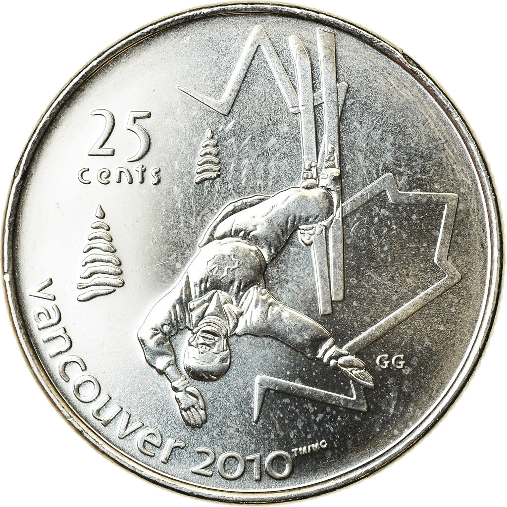 Monnaie, Canada, Elizabeth II, 25 Cents, 2008, Royal Canadian Mint, SUP, Nickel