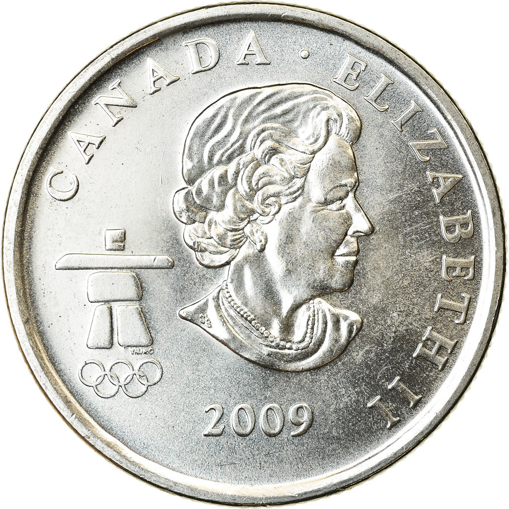 Moneta, Canada, Elizabeth II, 25 Cents, 2009, Royal Canadian Mint, SPL-, Acciaio