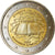 Grécia, 2 Euro, Traité de Rome 50 ans, 2007, AU(55-58), Bimetálico, KM:216