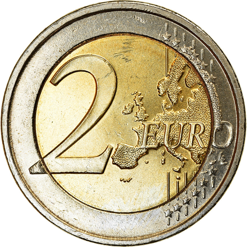 Grecia, 2 Euro, Traité de Rome 50 ans, 2007, EBC, Bimetálico, KM:216
