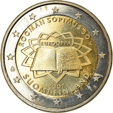 Finlande, 2 Euro, Traité de Rome 50 ans, 2007, SUP, Bi-Metallic, KM:138