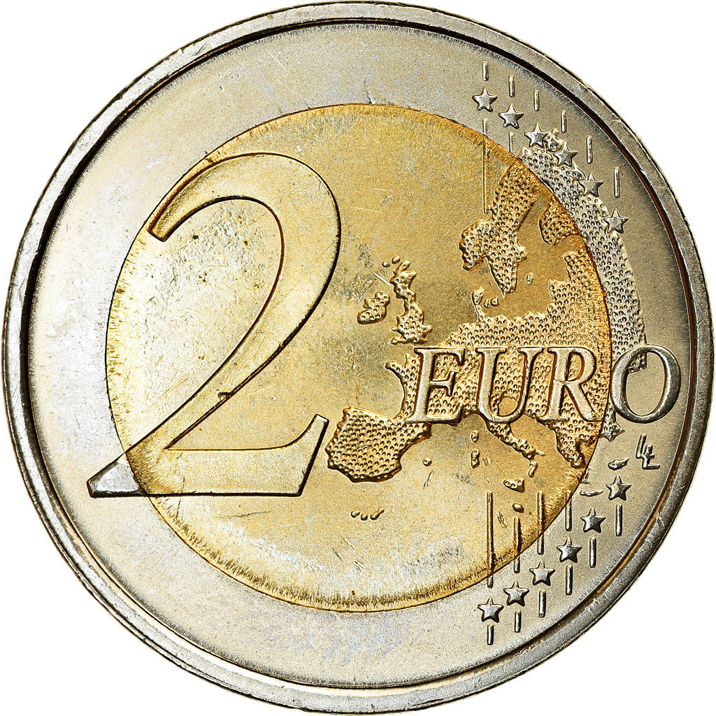 Spanien, 2 Euro, Traité de Rome 50 ans, 2007, VZ, Bi-Metallic, KM:1130