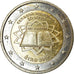 IRELAND REPUBLIC, 2 Euro, Traité de Rome 50 ans, 2007, SUP, Bi-Metallic, KM:53
