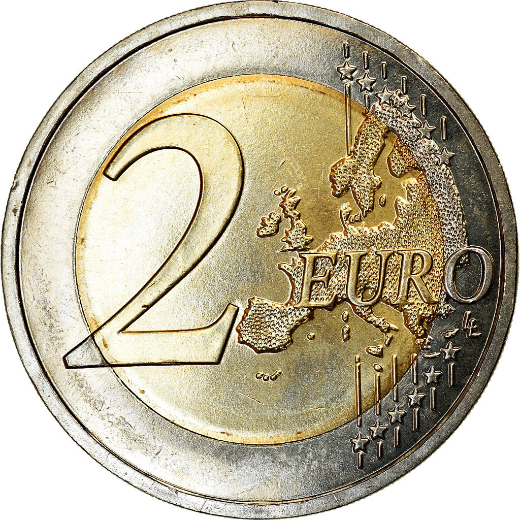 Germany, 2 Euro, Traité de Rome 50 ans, 2007, AU(55-58), Bi-Metallic