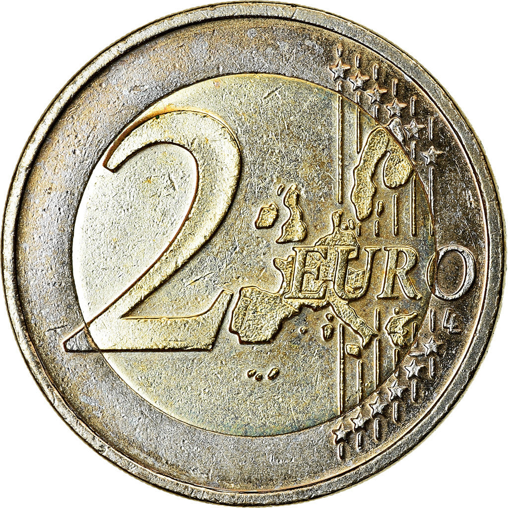 GERMANY - FEDERAL REPUBLIC, 2 Euro, 2002, EF(40-45), Bi-Metallic, KM:214