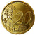 GERMANY - FEDERAL REPUBLIC, 20 Euro Cent, 2002, EF(40-45), Brass, KM:211