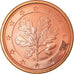 Bundesrepublik Deutschland, 2 Euro Cent, 2005, VZ, Copper Plated Steel, KM:208