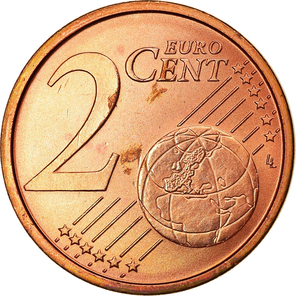 Bundesrepublik Deutschland, 2 Euro Cent, 2005, VZ, Copper Plated Steel, KM:208