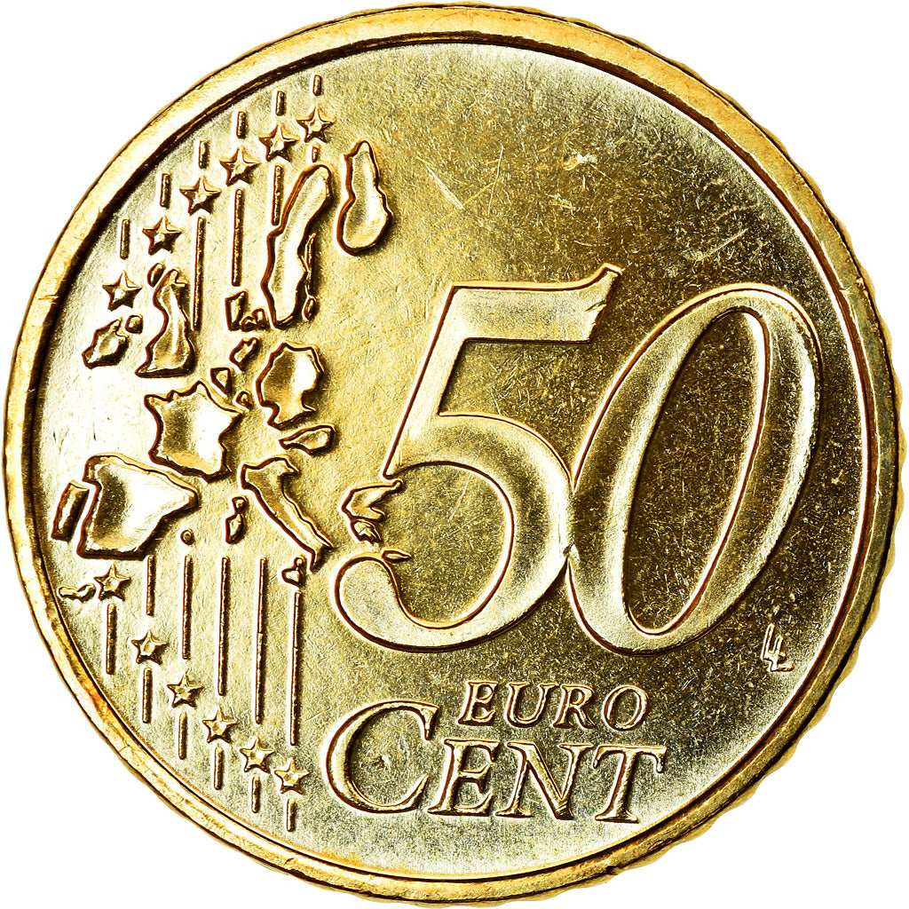 Austria, 50 Euro Cent, 2005, AU(55-58), Brass, KM:3087