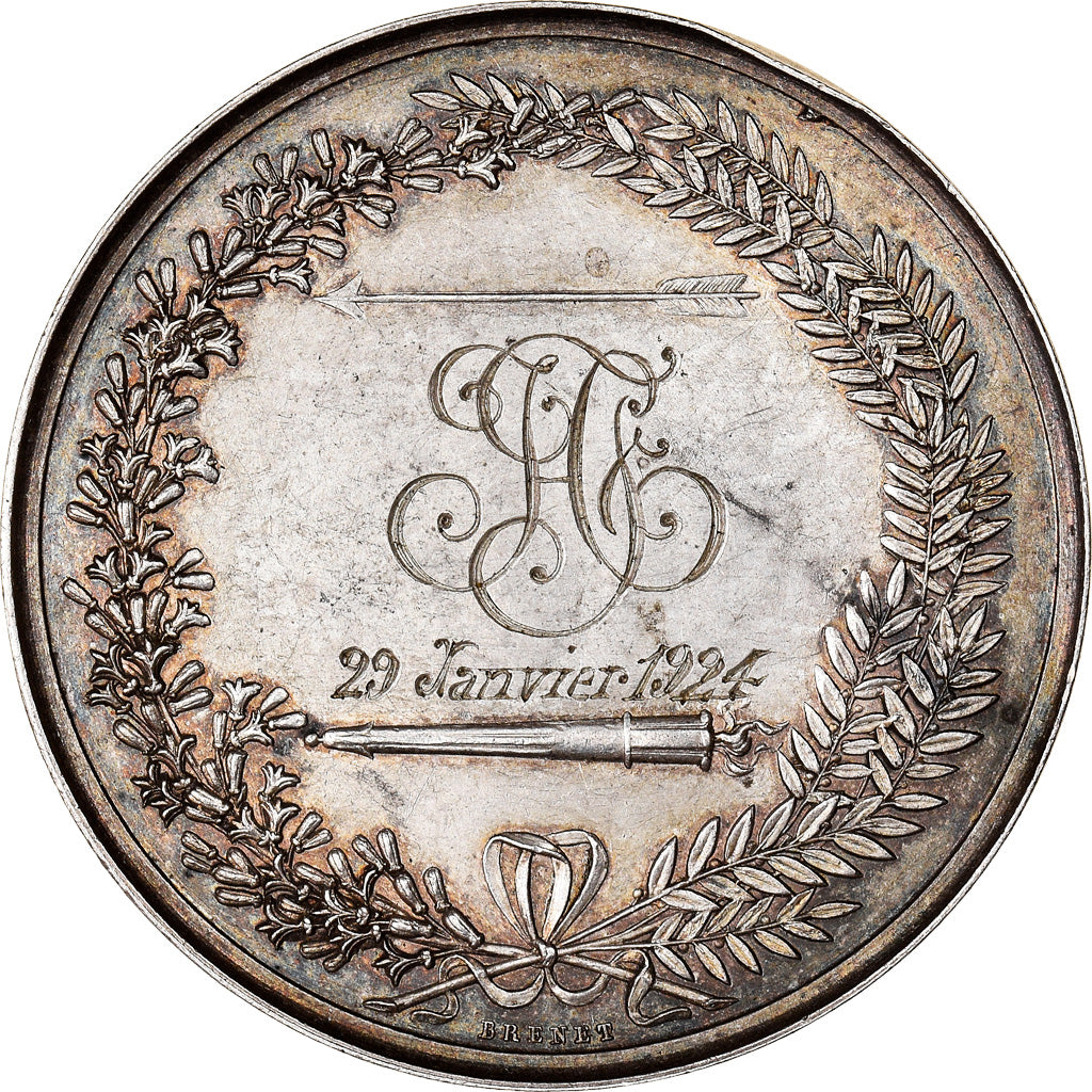 France, Medal, Louis XVIII, Mariage, Anges, Religions & beliefs, 1815, Denon /