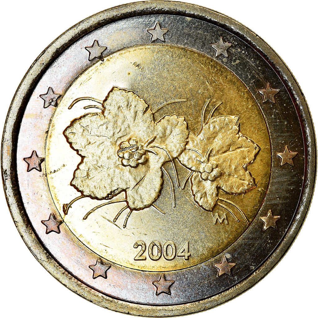 Finlandia, 2 Euro, 2004, BB, Bi-metallico, KM:105