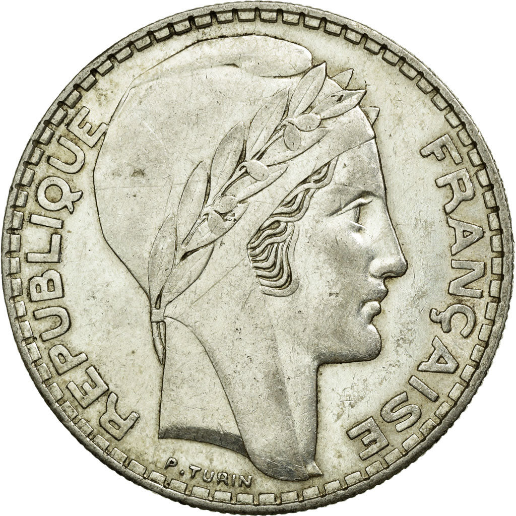 Monnaie, France, Turin, 20 Francs, 1938, TTB+, Argent, KM:879, Gadoury:852