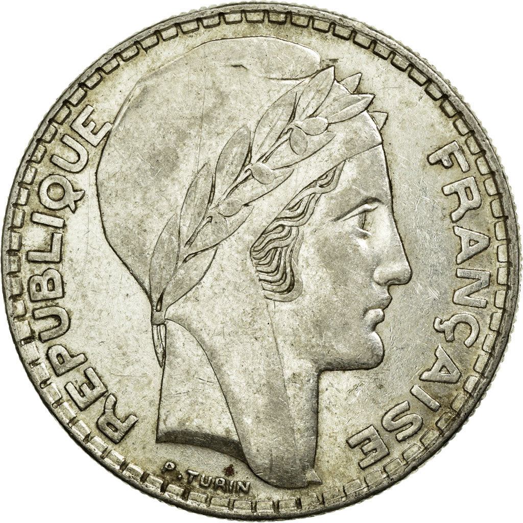Coin, France, Turin, 20 Francs, 1938, AU(50-53), Silver, KM:879, Gadoury:852