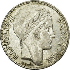 Munten, Frankrijk, Turin, 20 Francs, 1938, ZF+, Zilver, KM:879, Gadoury:852