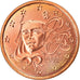 Francia, 5 Euro Cent, 2002, SPL-, Acciaio placcato rame, KM:1284