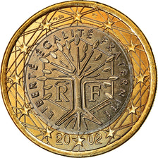 France, Euro, 2002, AU(55-58), Bi-Metallic, KM:1288