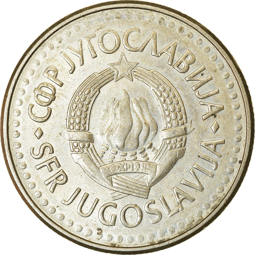 Monnaie, Yougoslavie, 5 Dinara, 1991, TTB, Copper-Nickel-Zinc, KM:144