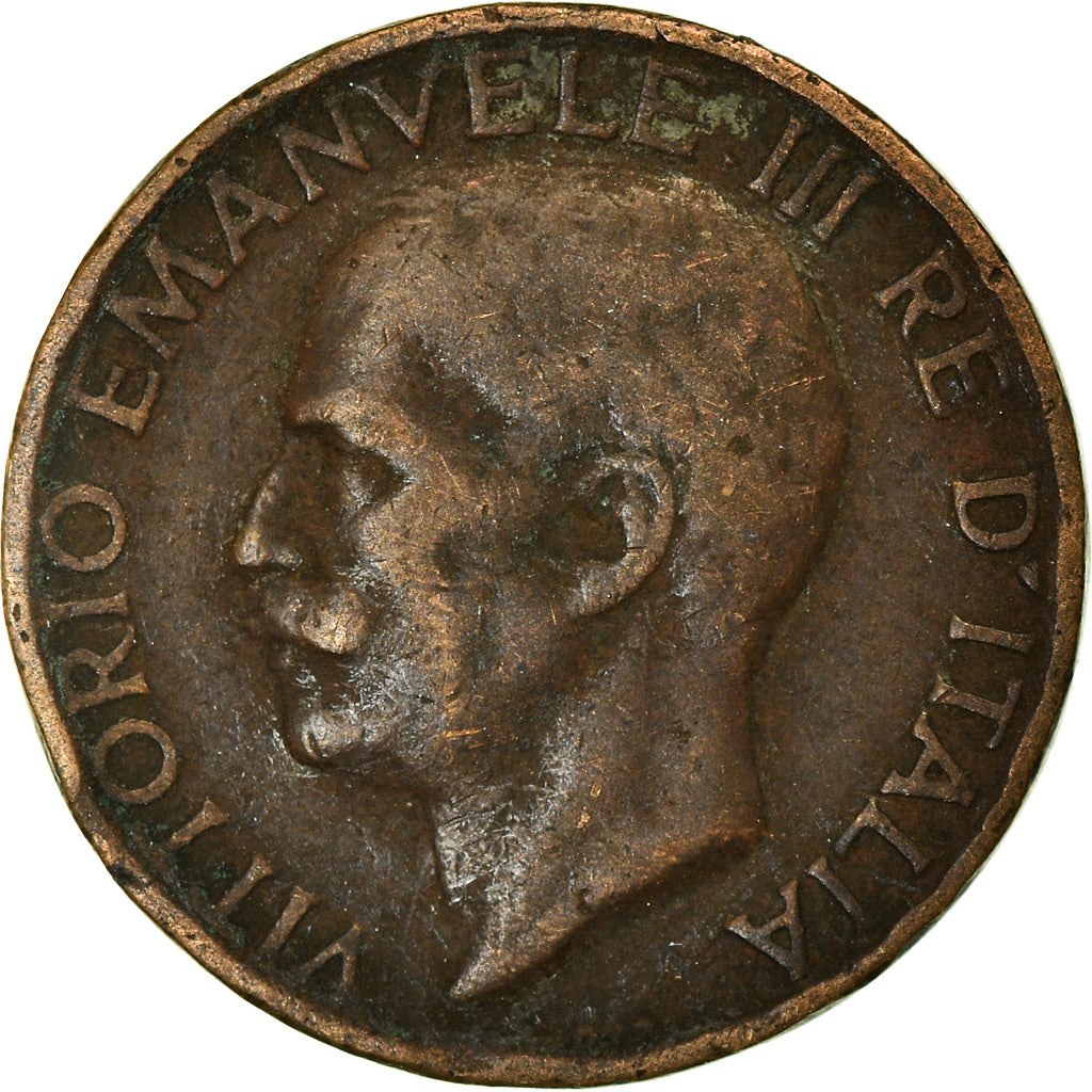 Moeda, Itália, Vittorio Emanuele III, 5 Centesimi, 1932, Rome, VF(20-25)